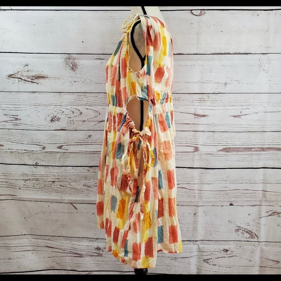 Lilka Anthropologie Painters Palette cutout dress - Picture 4 of 8